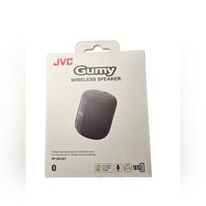 NWOT JVC Gumy Wireless Speaker - Black, Small, Portable, 15 Hour Battery Life